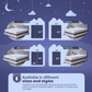 Celestial Sleep® Cool Gel Memory Foam Mattress Topper
