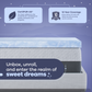 Celestial Sleep® Cool Gel Memory Foam Mattress Topper