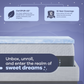 Celestial Sleep® Cool Gel Memory Foam Mattress Topper
