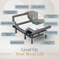 Bliss Series Adjustable Bed Base + Choice of Mattress Bundle