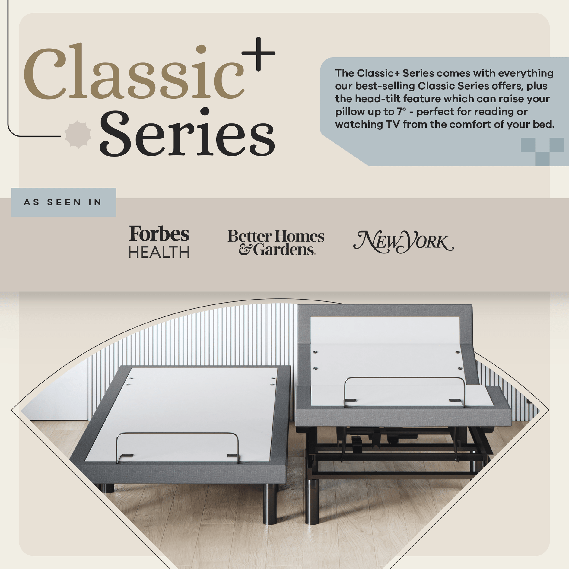 ClassicPlus+ Series Adjustable Bed Base Adjustable Base SVEN & SON® 