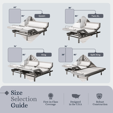 Sven & son split king adjustable bed base online frame platinum