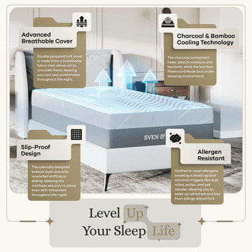10 in Signature Gel Memory Foam Mattress SVEN & SON®