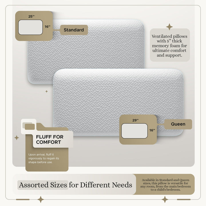 Premium Gell Memory Foam Pillow SVEN & SON®