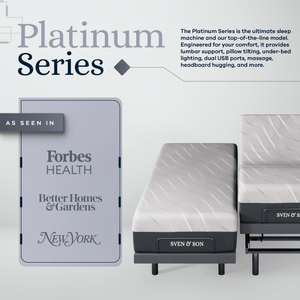 Platinum Series Adjustable Bed Base and Mattress Bundle SVEN & SON® 