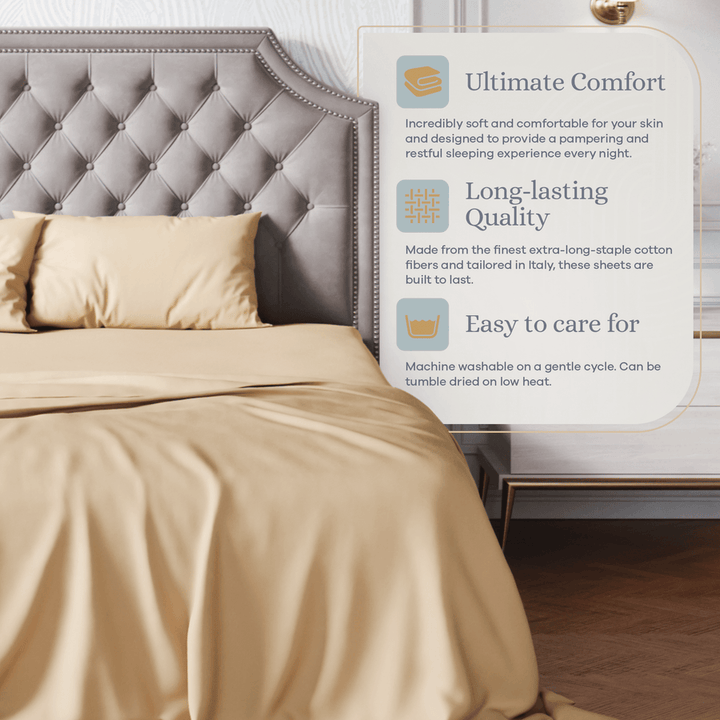 Sateen Sheets Italian Sheet Set SVEN & SON® 