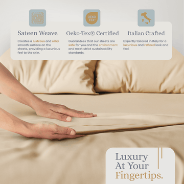 Sateen Sheets Italian Sheet Set SVEN & SON® 