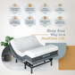 Bliss Series Adjustable Bed Baseand Mattress Bundle SVEN & SON® 